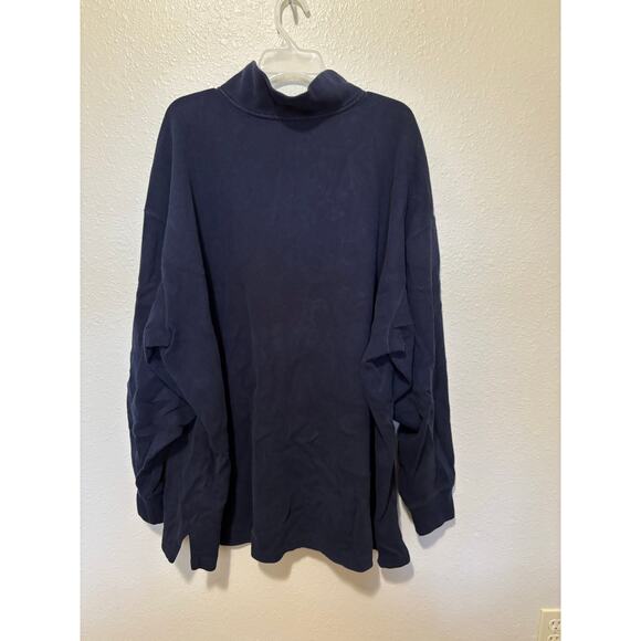 Men’s Polo Ralph Lauren Navy Quarter 1/4 Zip Pullover Sweater, size 3XL Big - Picture 3 of 4